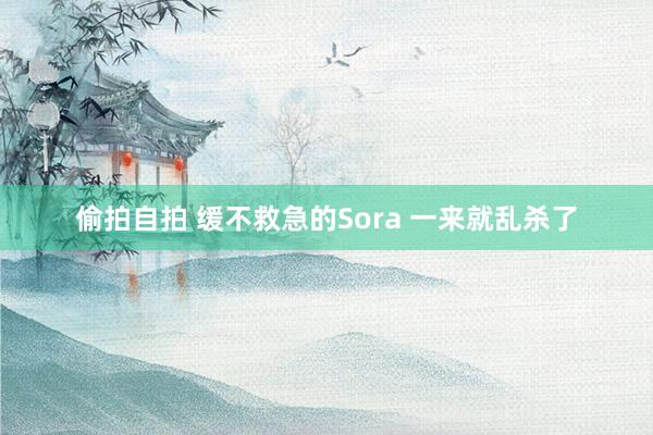 偷拍自拍 缓不救急的Sora 一来就乱杀了